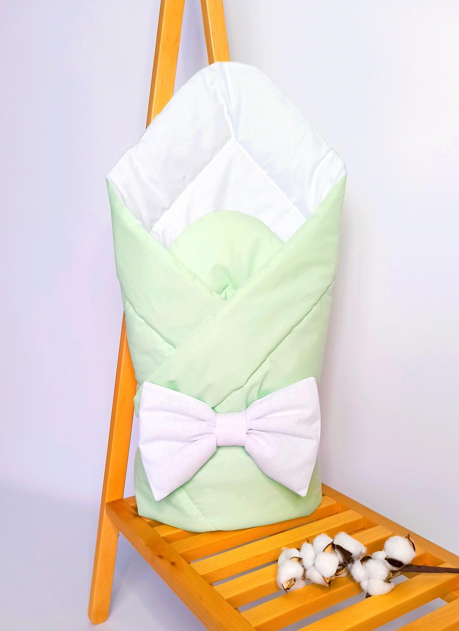 Конверт на выписку Penetka деми бязь 90x90 см Салатовый (6502.90.90.96) - фото 1 Конверт на выписку Penetka деми бязь 90x90 см Салатовый (6502.90.90.96) - фото 1