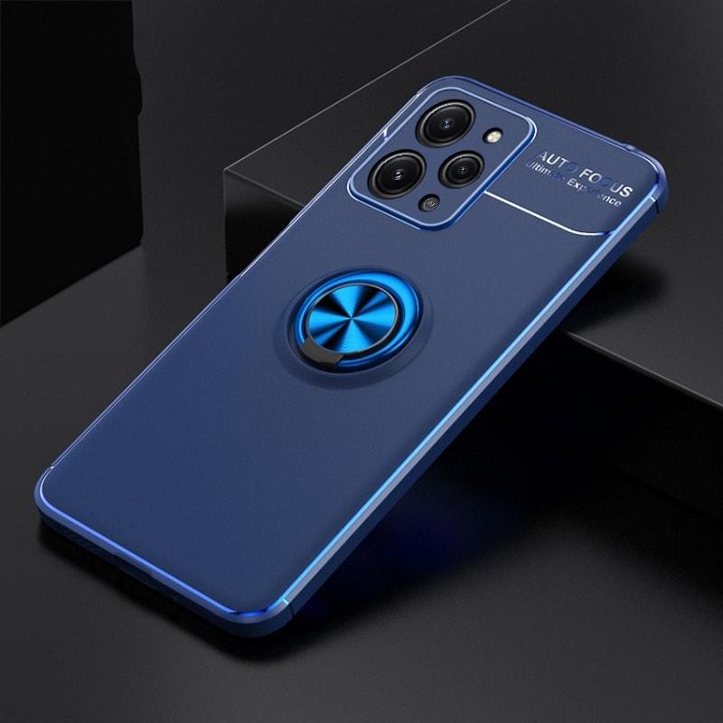 Чехол с кольцом Xiaomi Redmi 12 Autofocus Blue (34300-28)