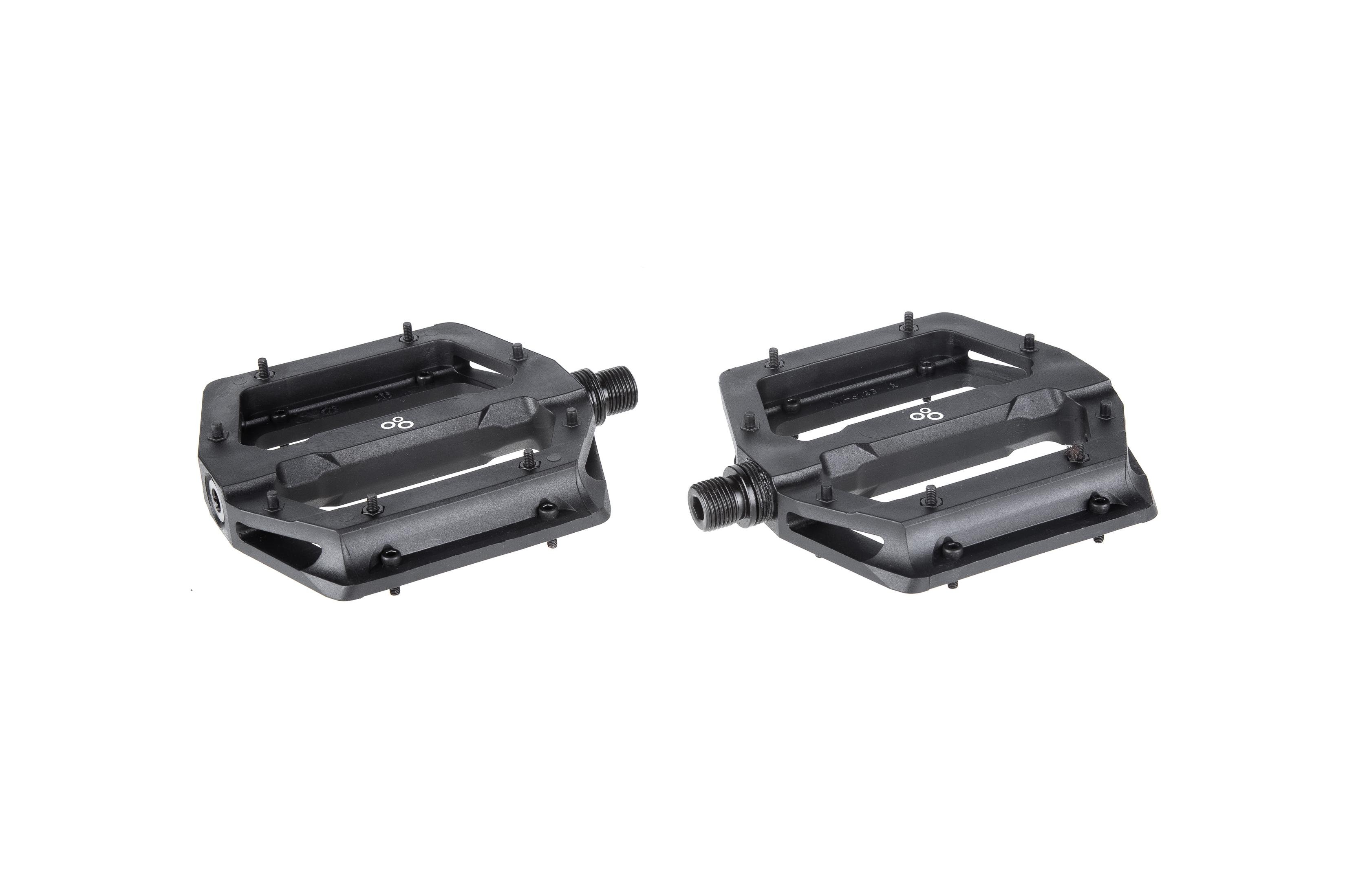 Педалі Onride Ride 60 нейлон промпідшипники змінні шипи 117x110 мм Чорний Педалі Onride Ride 60 нейлон промпідшипники змінні шипи 117x110 мм Чорний