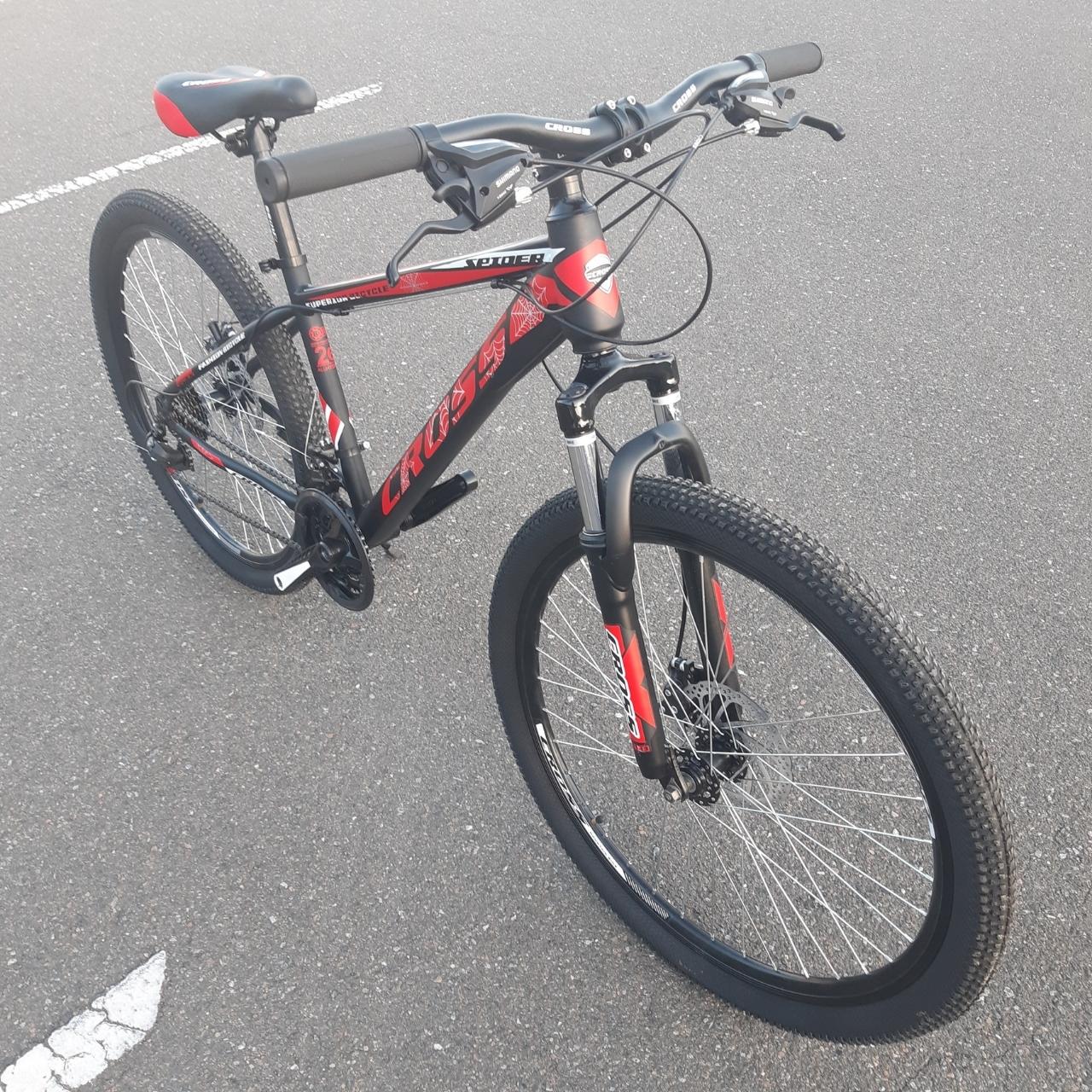 Велосипед гірський Cross SPIDER 26" 15" Чорно-червоний - фото 8 Велосипед гірський Cross SPIDER 26" 15" Чорно-червоний - фото 8