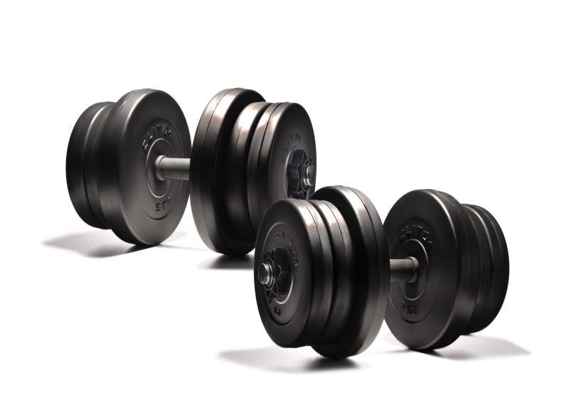 Гантели сборные Elitum с ABS покрытием 42 кг (7082686) - фото 1