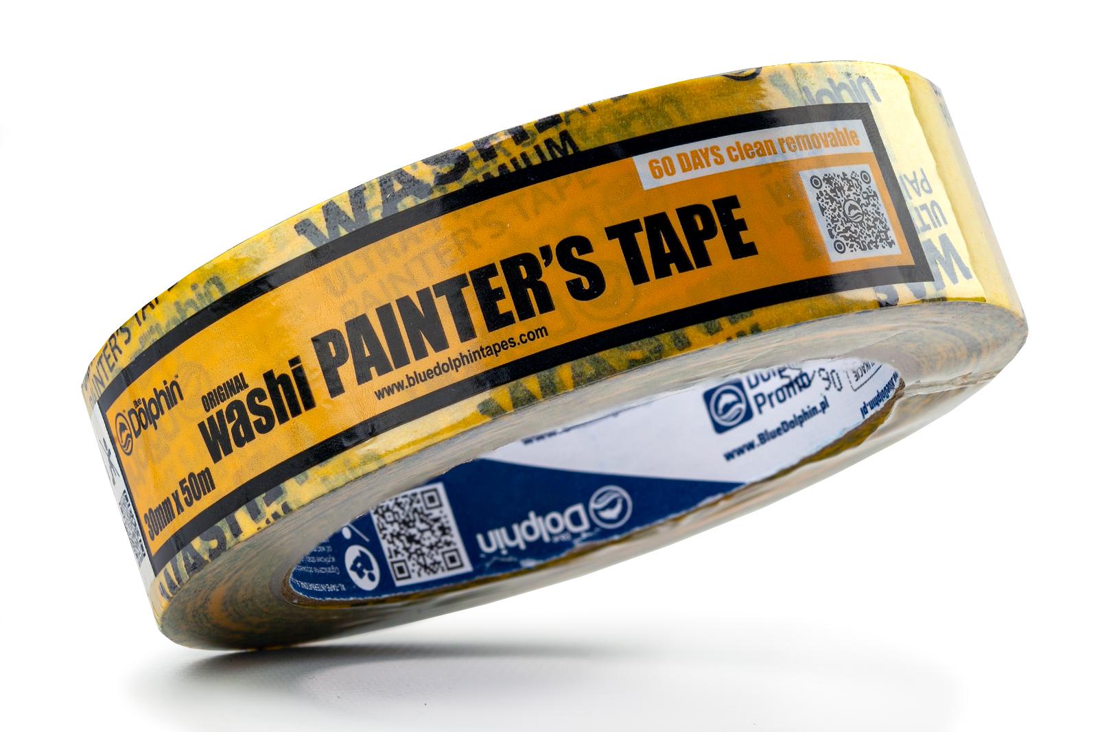 Лента-скотч малярная Blue Dolphin Washi XF7 рисовая бумага 30 мм 50 м 5 шт. (300-1-02_5) - фото 1 Лента-скотч малярная Blue Dolphin Washi XF7 рисовая бумага 30 мм 50 м 5 шт. (300-1-02_5) - фото 1
