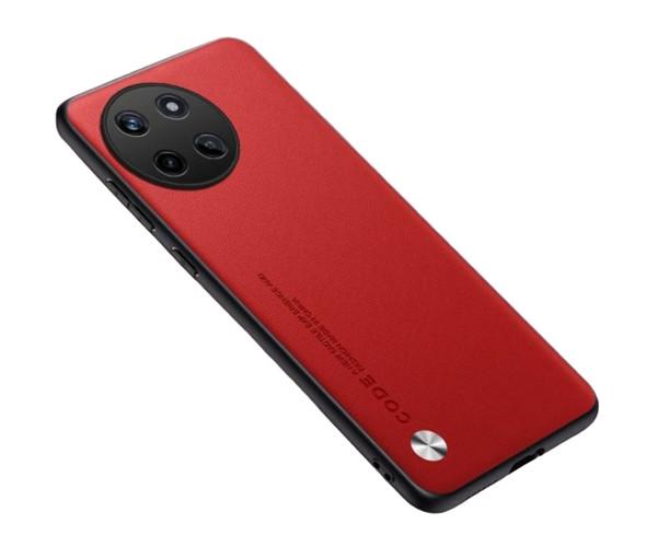 Кожаный чехол - накладка CODE Tactile Experience для Realme 11 4G Красный