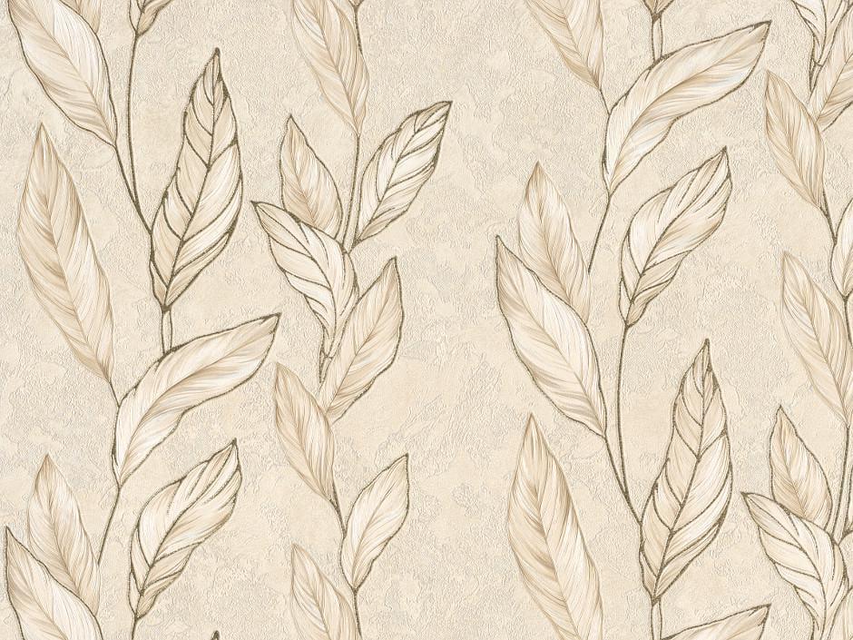 Обои флизелиновые LeGrand Platinum Блаженство 1577-05 Декор винил горячего тиснения 1,06х10,05 м Золотистый