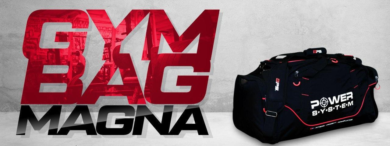 Сумка спортивная Power System PS-7010 Gym Bag Magna Black/Red - фото 3