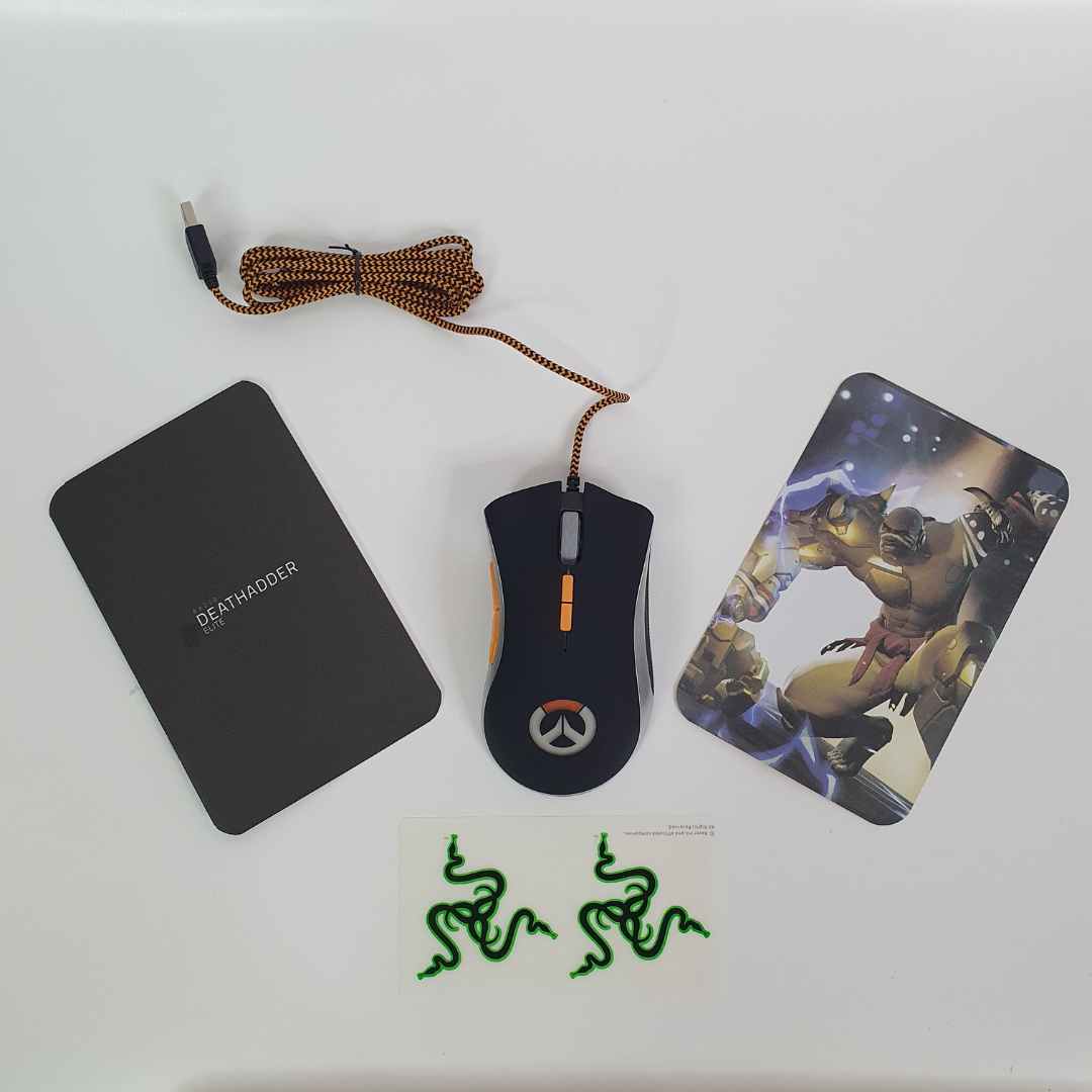 Миша дротова USB RAZER DeathAdder OVERWATCH з підсвічуванням 16000 dpi (R90161-Z)