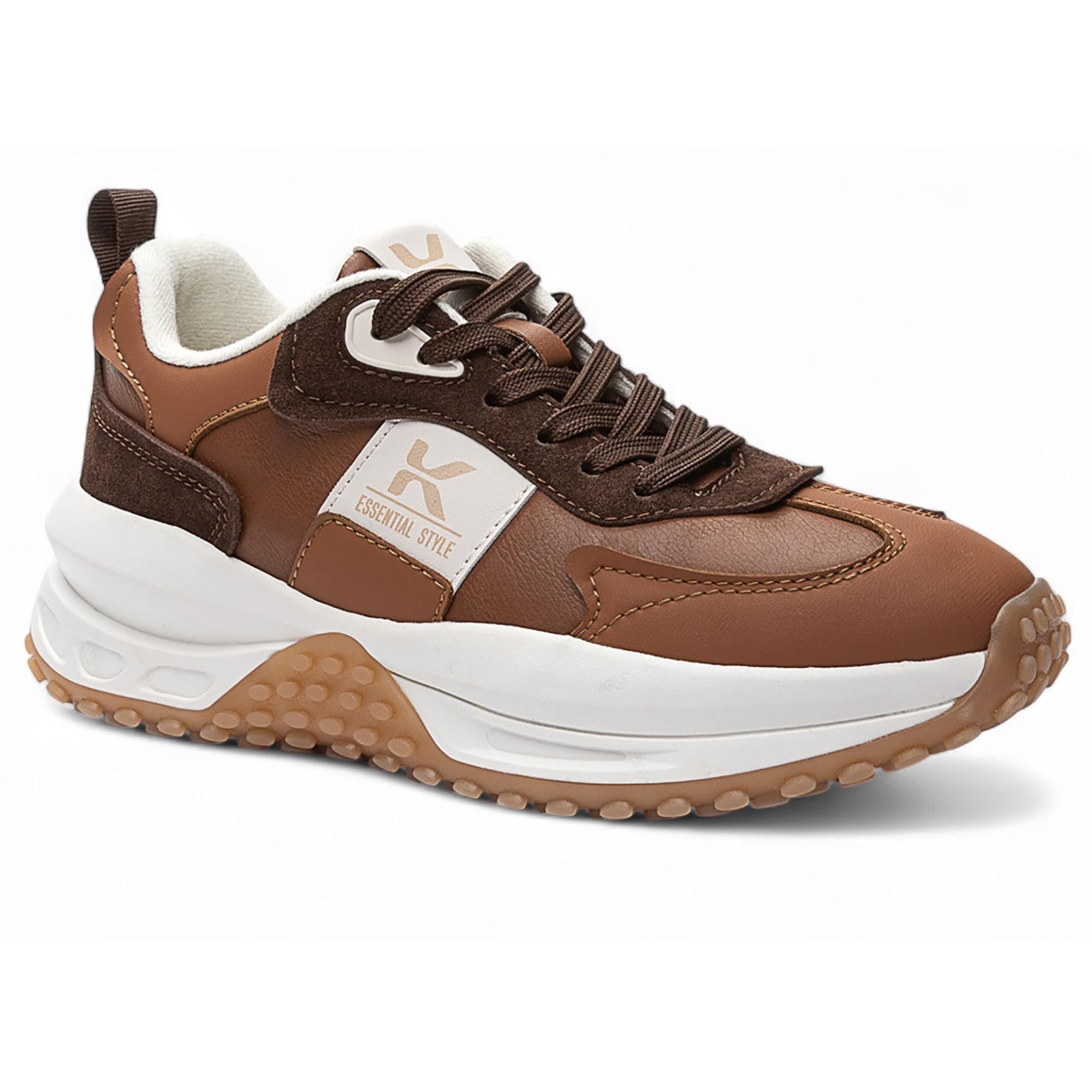 Кроссовки женские осенние KEDDO р. 37 Коричневый (035619-37)