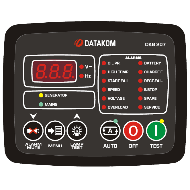 Контролер автоматичного керування генератором DATAKOM DKG-207 + введення резерву