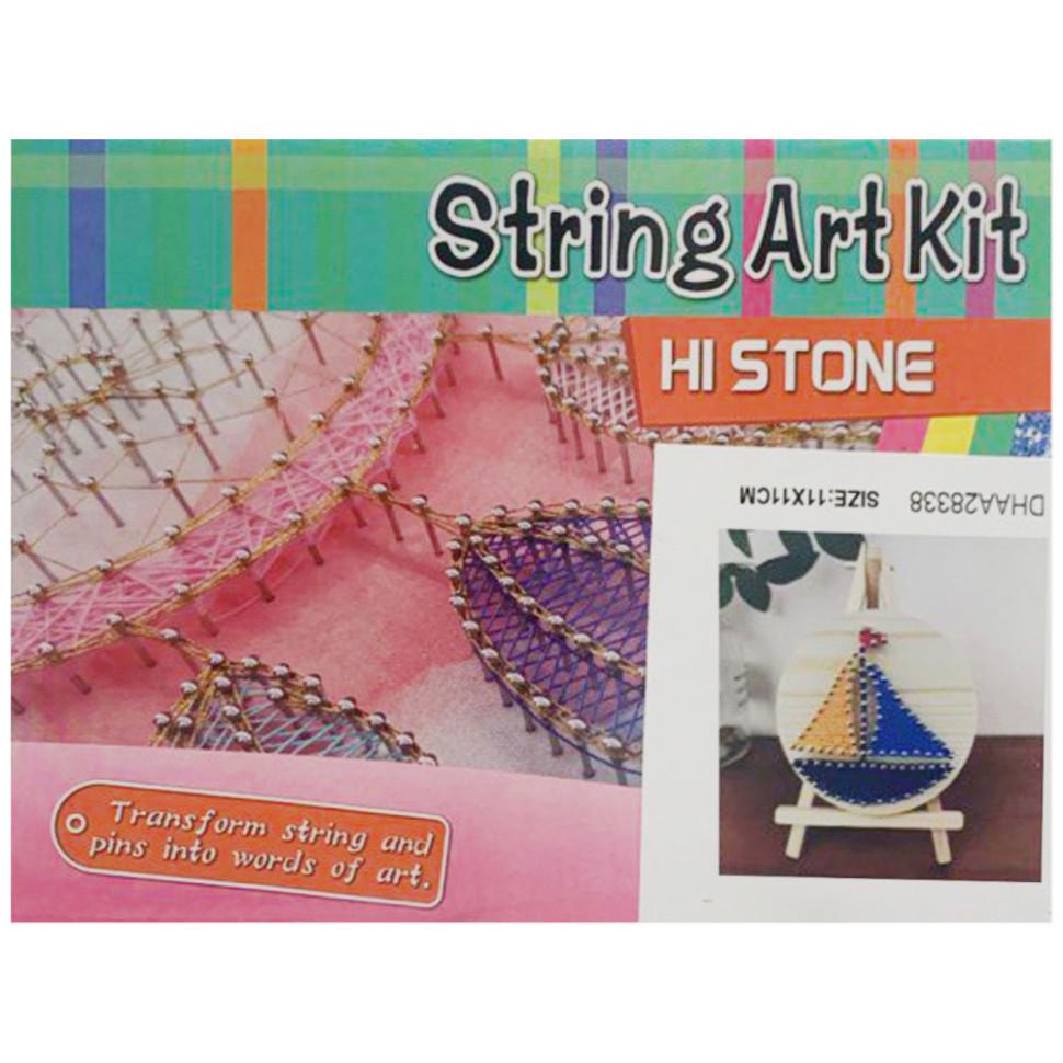 Дитячий набір творчості Bambi стрінг-арт корабель 17х3х12 см Бронзовий (RN-250-N-1181)