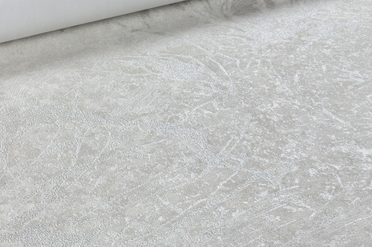 Обои флизелиновые AS Creation Sylvana 79125-4 Декор винил горячего тиснения 1,06х10,05 м Серый