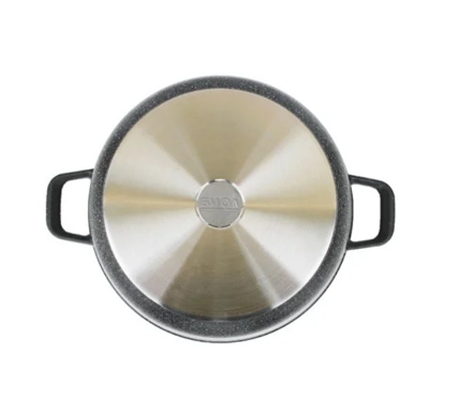 Кастрюля со стеклянной крышкой Биол Гранит 4 л 24 см - фото 4 Кастрюля со стеклянной крышкой Биол Гранит 4 л 24 см - фото 4