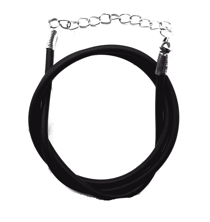 Шнурок на шею Каучук 50 см Черный (305) Шнурок на шею Каучук 50 см Черный (305)