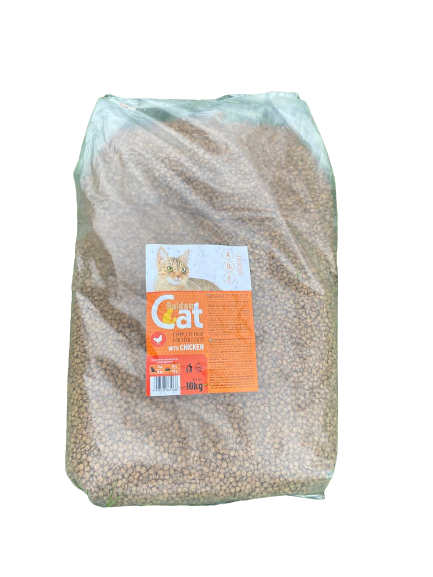 Корм сухой Golden Cat для кошек со вкусом курицы 10 кг