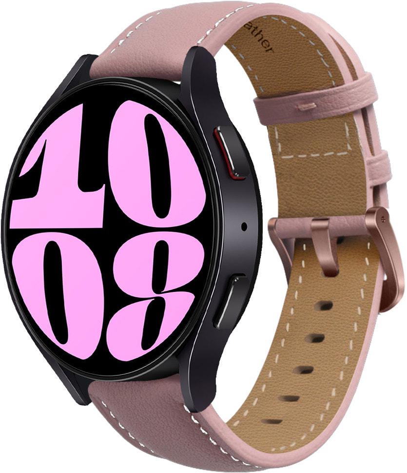 Ремешок кожаный Folsa для Galaxy Watch 6 40 мм Pink (37543-31)