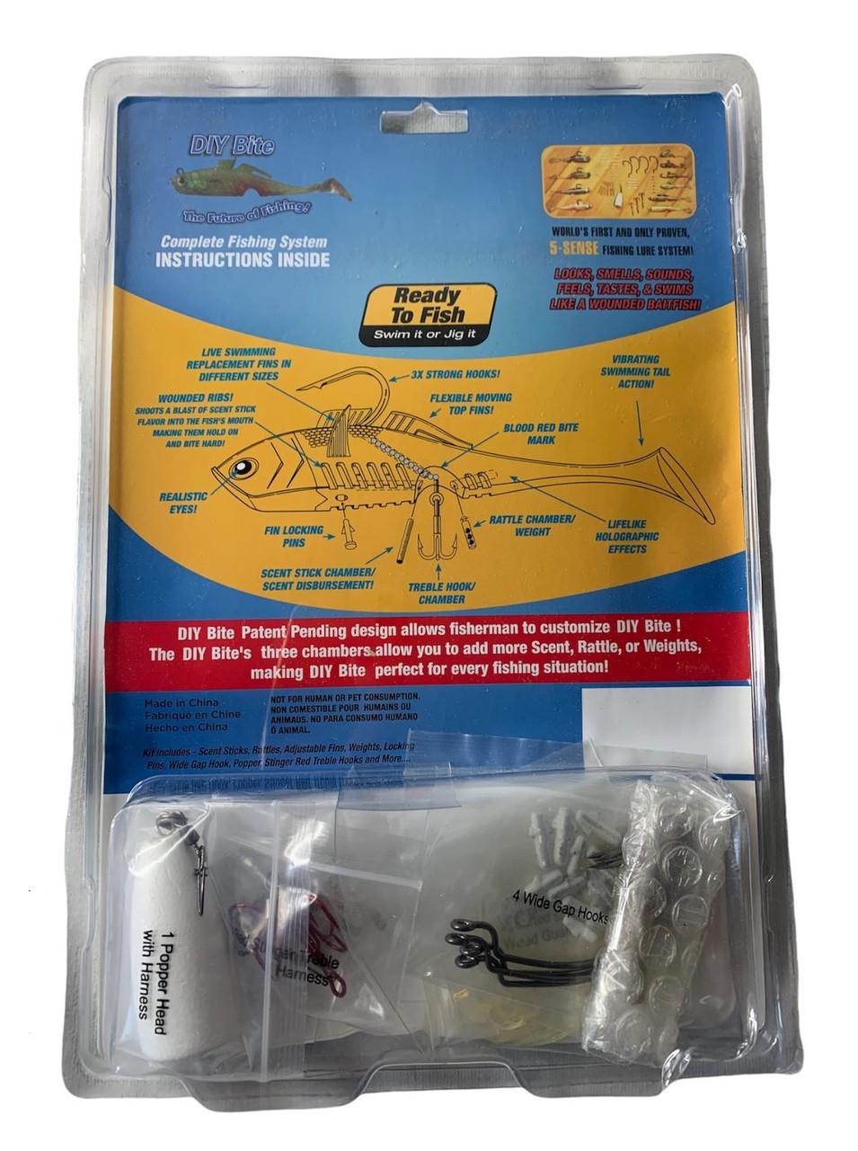 Набор силиконовых приманок DIY BITE со сменными плавниками для ловли хищной рыбы 10 рыбок с крючками (1580107777) - фото 3