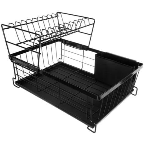 Сушилка для посуды Ruhhy 19163 двухуровневая 43x29x27 см