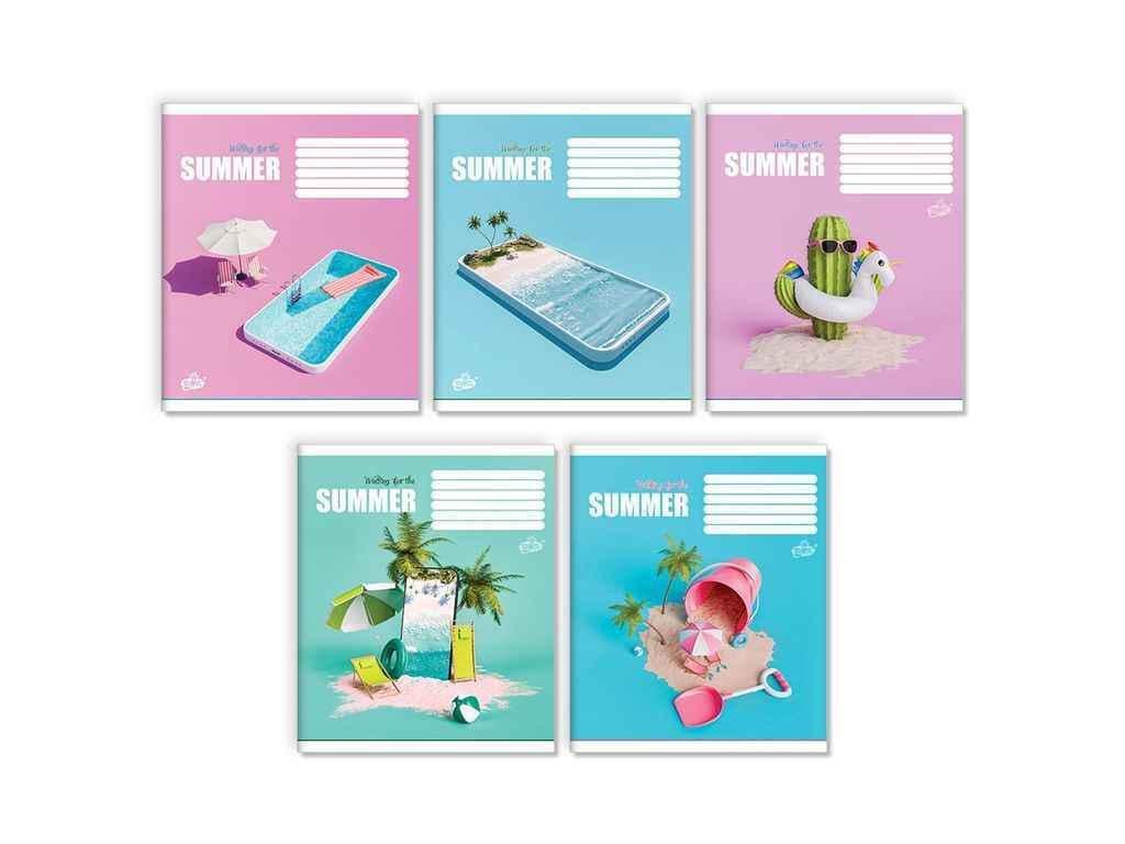 Тетрадь в линию Бріск 24 л. 20 шт. ТВ-109 №2492 Жду лето (1065703)