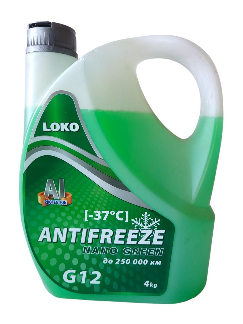 Охлаждающая жидкость Orlen Oil Nano G12 4 кг Green