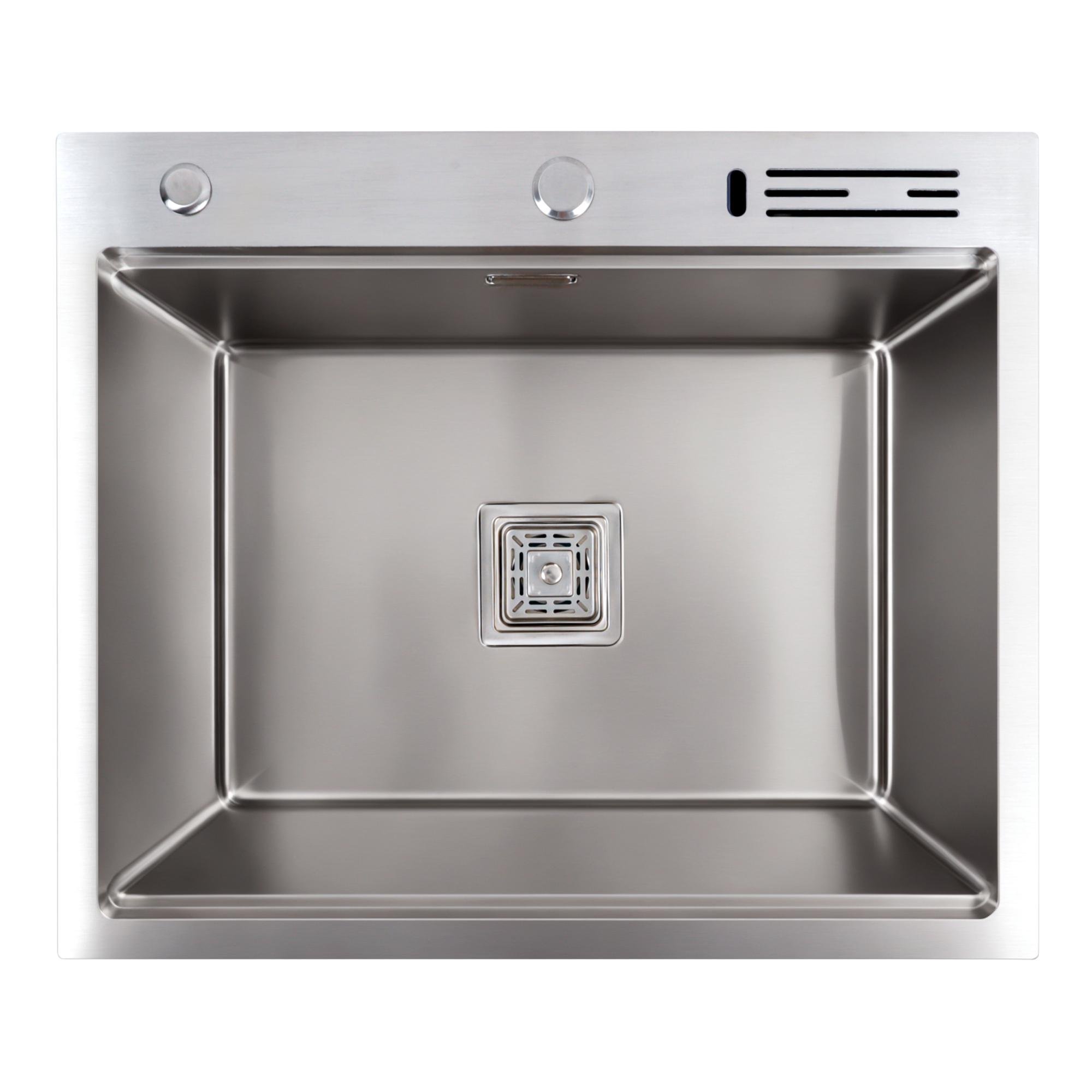 Мойка для кухни Platinum Handmade с подставкой для ножей (000040747) Мойка для кухни Platinum Handmade с подставкой для ножей (000040747)