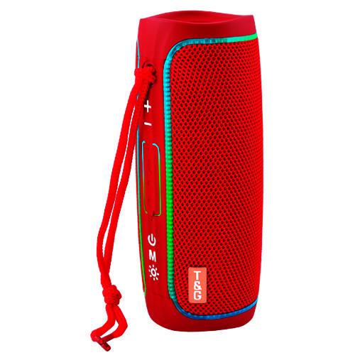 Колонка портативная Bluetooth TG288 FM/RGB Red (2135321633)
