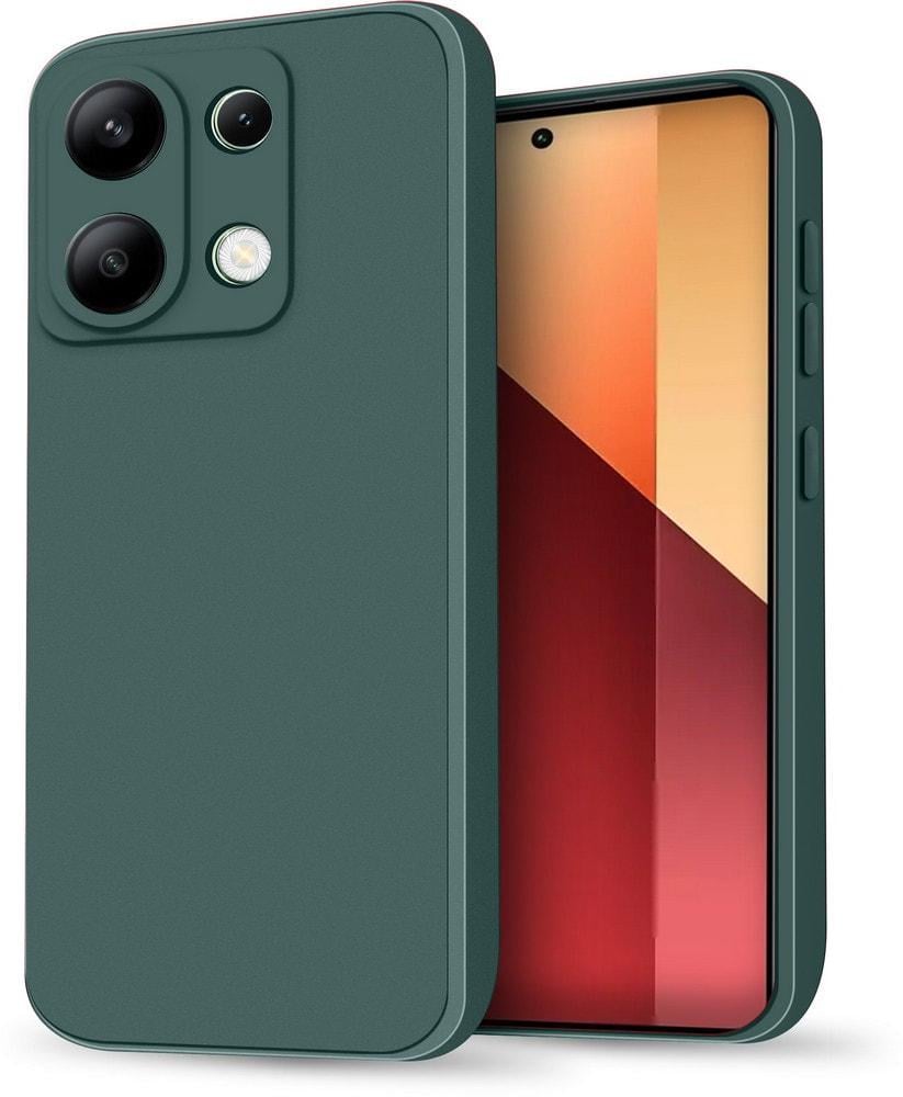 Силиконовый чехол HardCorner Xiaomi Redmi Note 13 Pro (с микрофиброй) Green (35426-08)