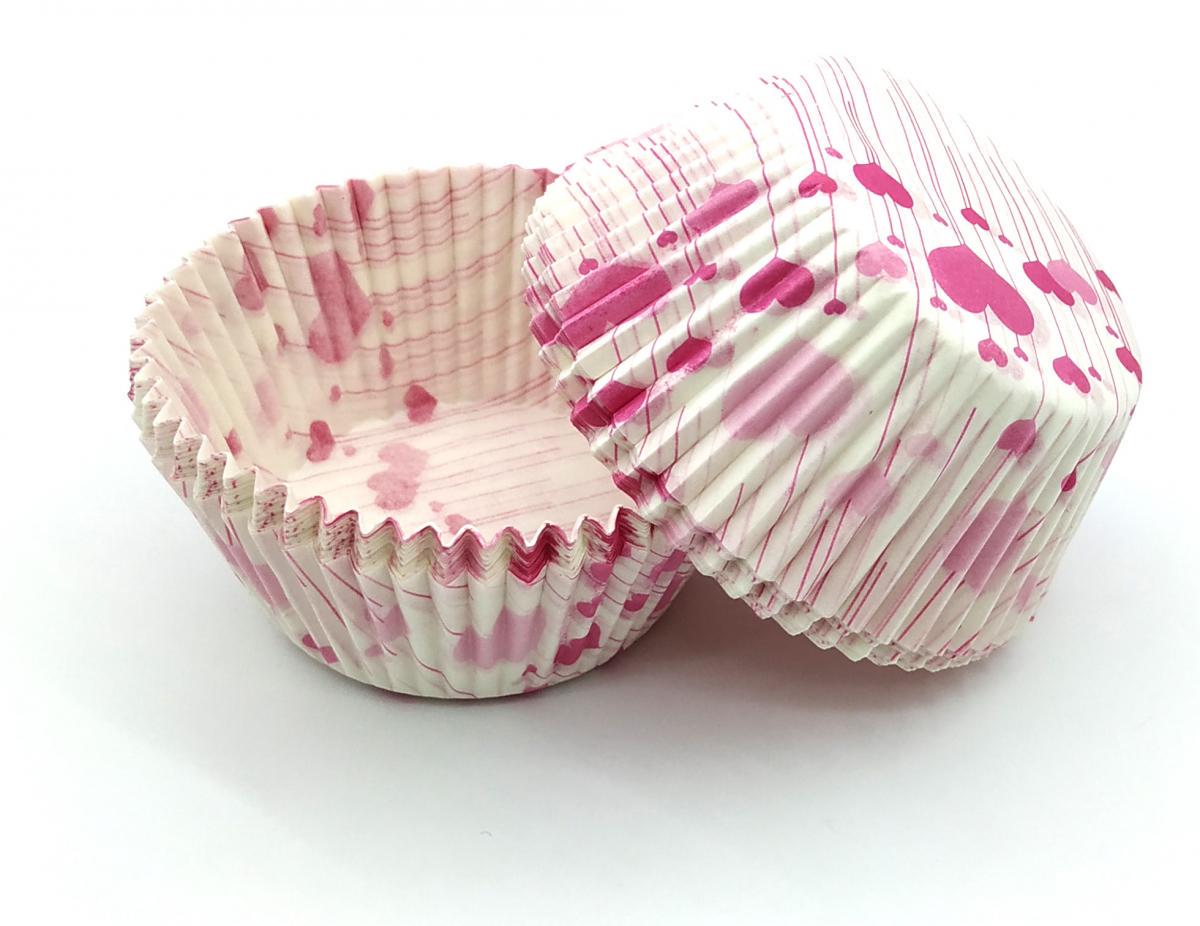 Форма для випічки кексів/капкейків Сердечка №6 паперові (19571883)