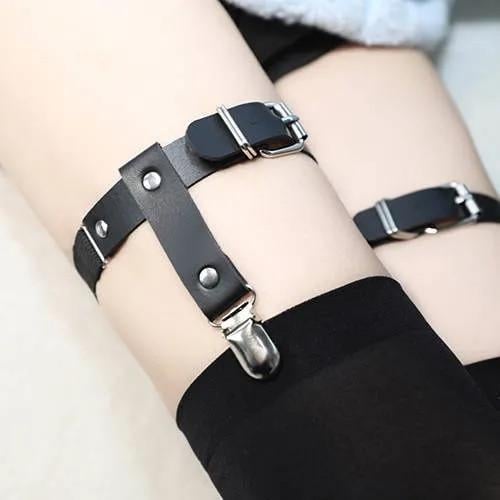 Повязка на ногу с клипсой для чулков Черный - фото 2 Повязка на ногу с клипсой для чулков Черный - фото 2