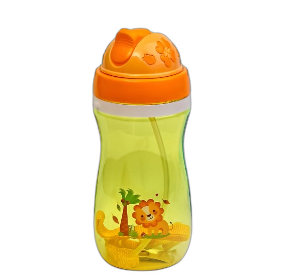 Пляшка-поїлка дитяча з трубочкою/ремінцем 500 мл (AN012632)
