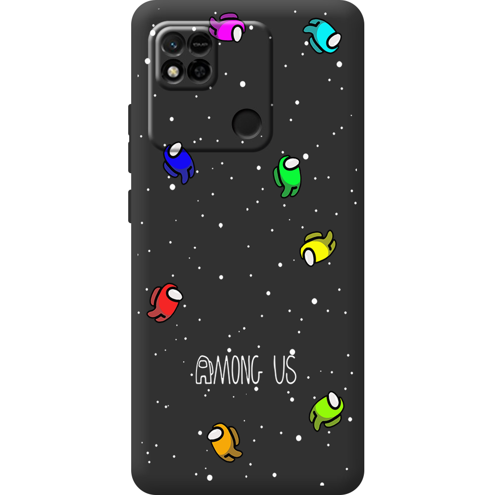 Чехол BoxFace Xiaomi Redmi 10A Among Us Invisible Черный силикон (44590-bk76-44595)