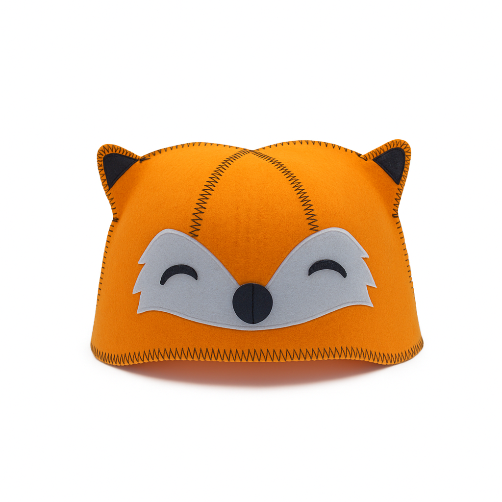 Шапка для лазні Luxyart Лисичка фетр Помаранчевий (XL-577)