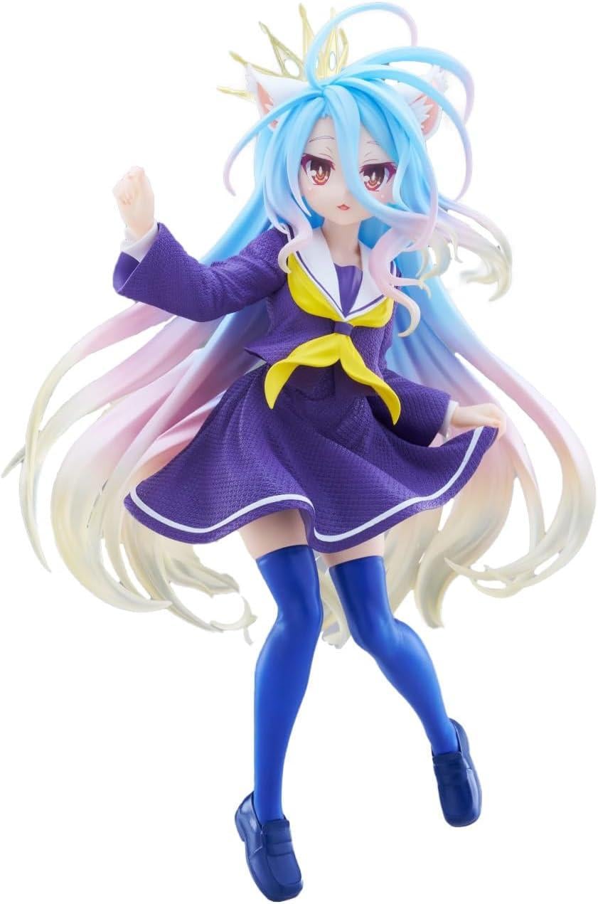 Фигурка аниме TAITO Широ Shiro Cat Ear School Uniform Ver Нет игры нет жизни No Game No Life 18 см (2586431424)