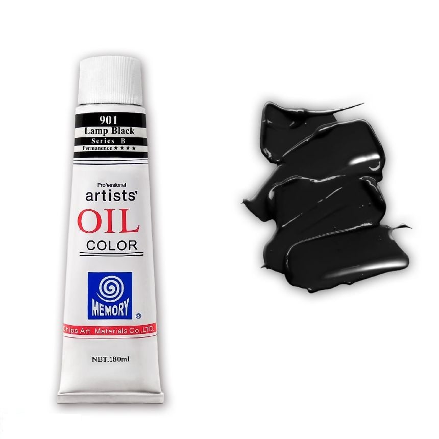 Краска масляная Memory professional 180 мл Черный