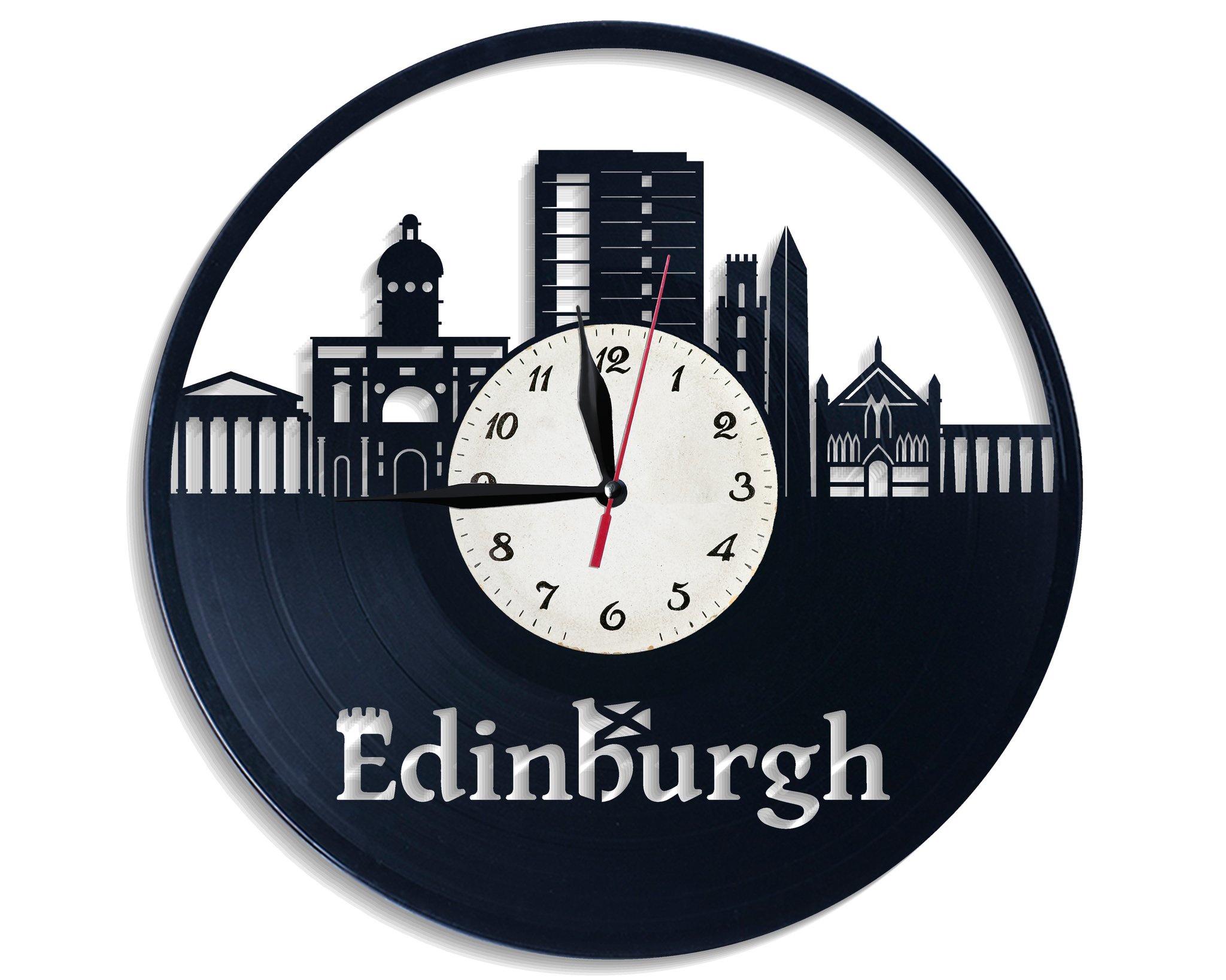 Часы настенные Эдинбург 2607 из виниловой пластинки