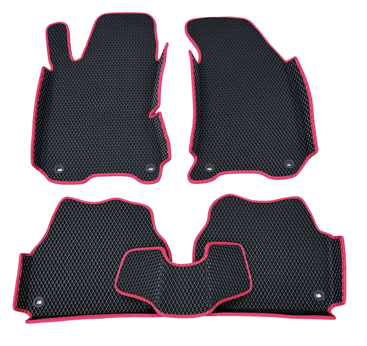 Коврики EVA с бортиками в салон для Skoda SuperB 2001-2008 гг. Черный (1984984752)