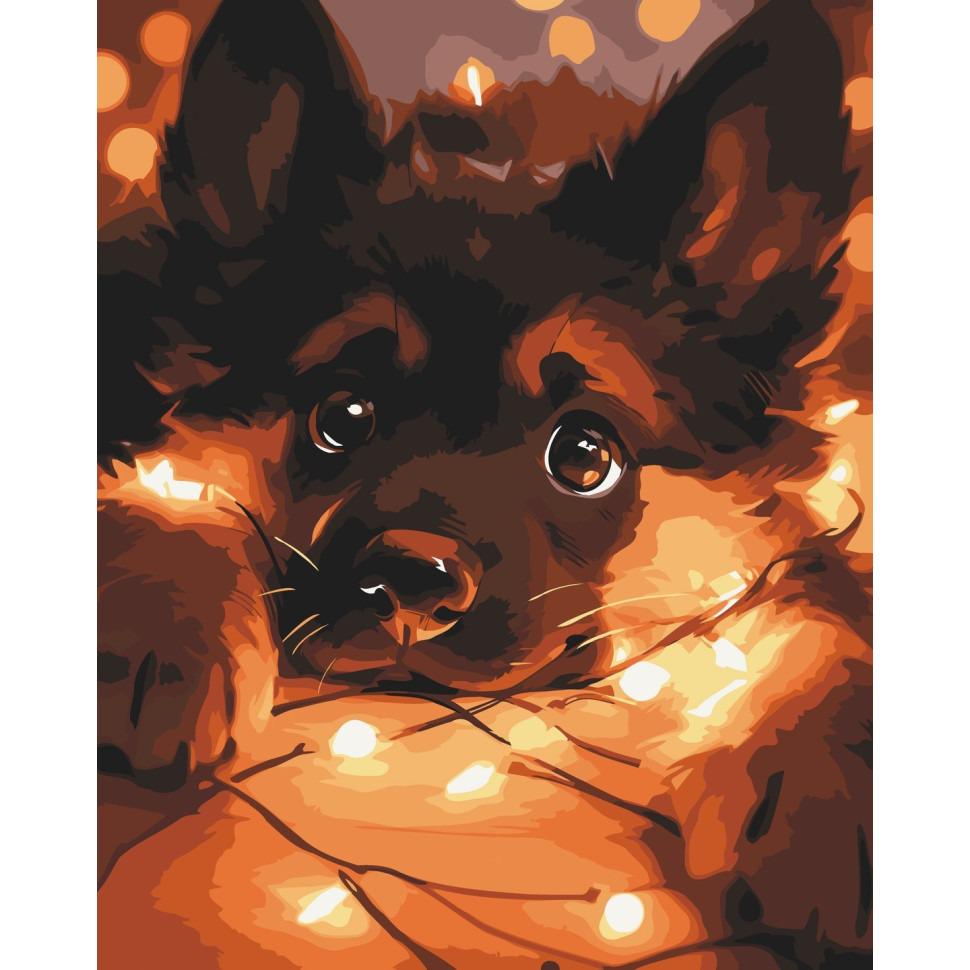 Картина по номерам ART CRAFT Мечтательный щенок 40x50 см Разноцветный (PM-194-K-1314)