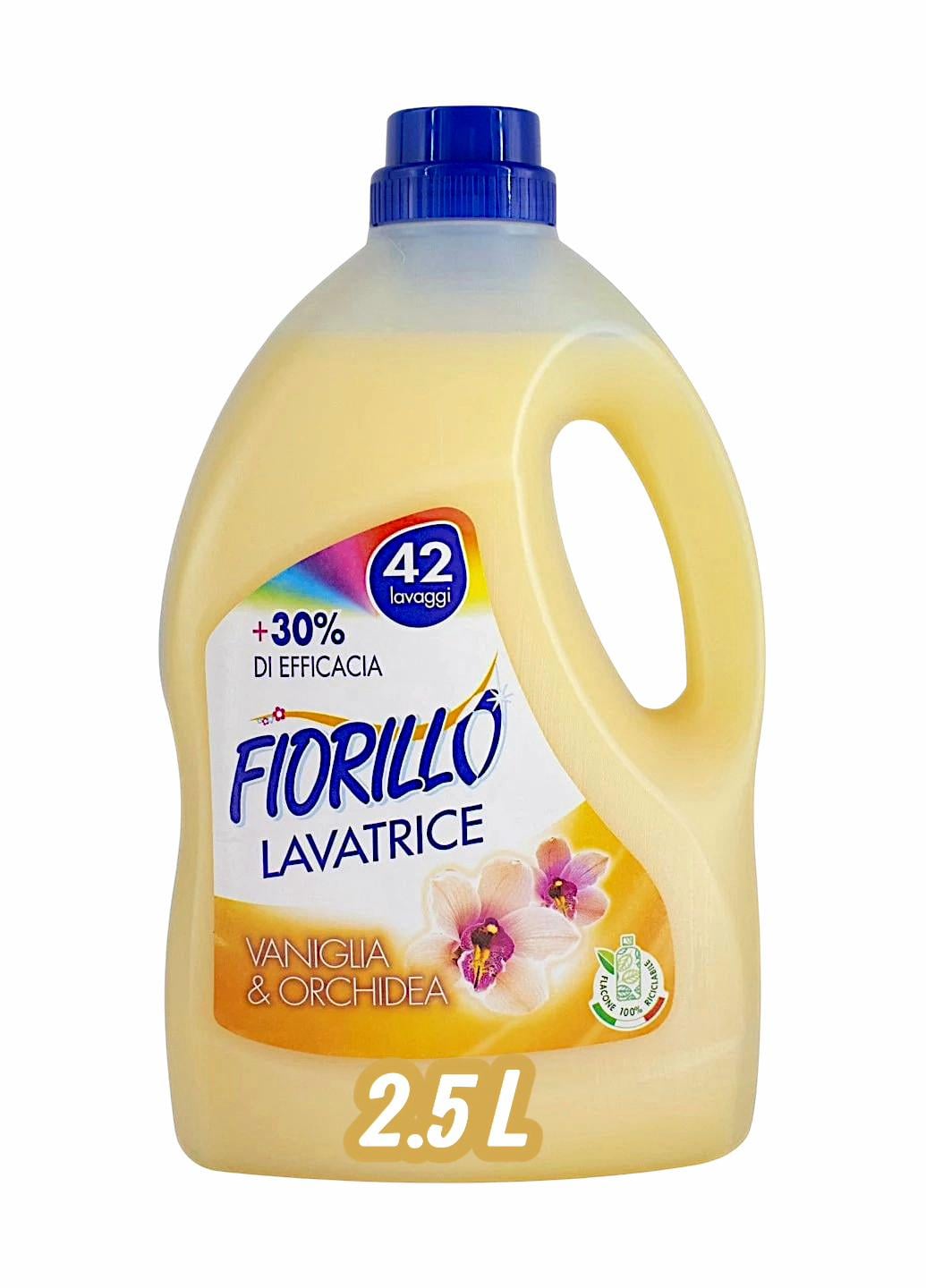 Гель концентрат для стирки универсальный Fiorillo Lavatrice Vanilla&Orchid 42 цикла стирки 2,5 л (003507) Гель концентрат для стирки универсальный Fiorillo Lavatrice Vanilla&Orchid 42 цикла стирки 2,5 л (003507)