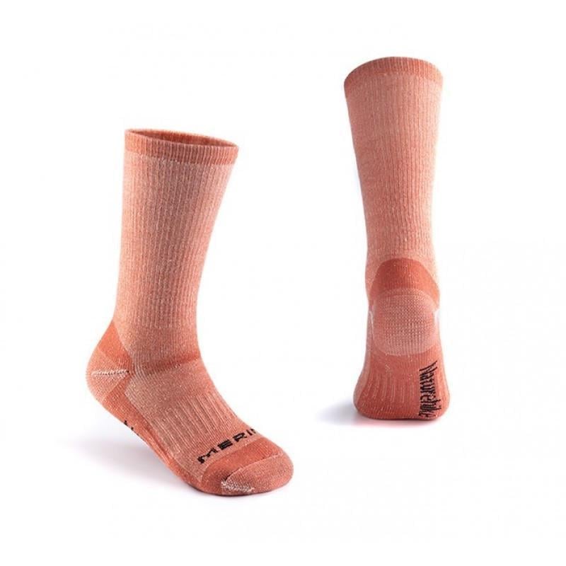 Носки треккинговые Naturehike NH20FS048 Merino wool р. 36-39 M Orange (6927595766316)