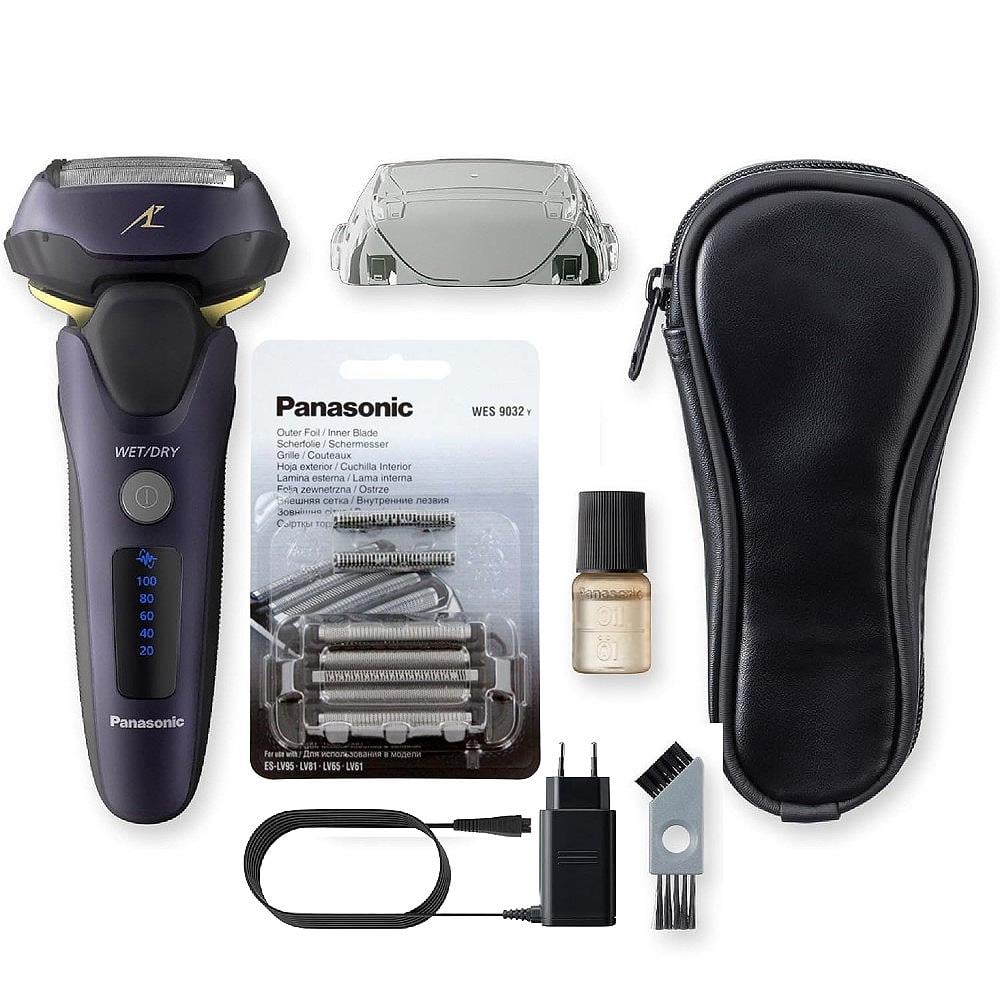 Электробритва Panasonic ES-LV67-A820-AS3 с дополнительным набором из лезвий и сетки WES-9032Y и маслом WES-8196X-7911 (32389973) Электробритва Panasonic ES-LV67-A820-AS3 с дополнительным набором из лезвий и сетки WES-9032Y и маслом WES-8196X-7911 (32389973)