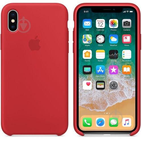 Чехол Silicon Case для Apple iPhone XS Max Red (JSCXsMAXRed) - фото 2