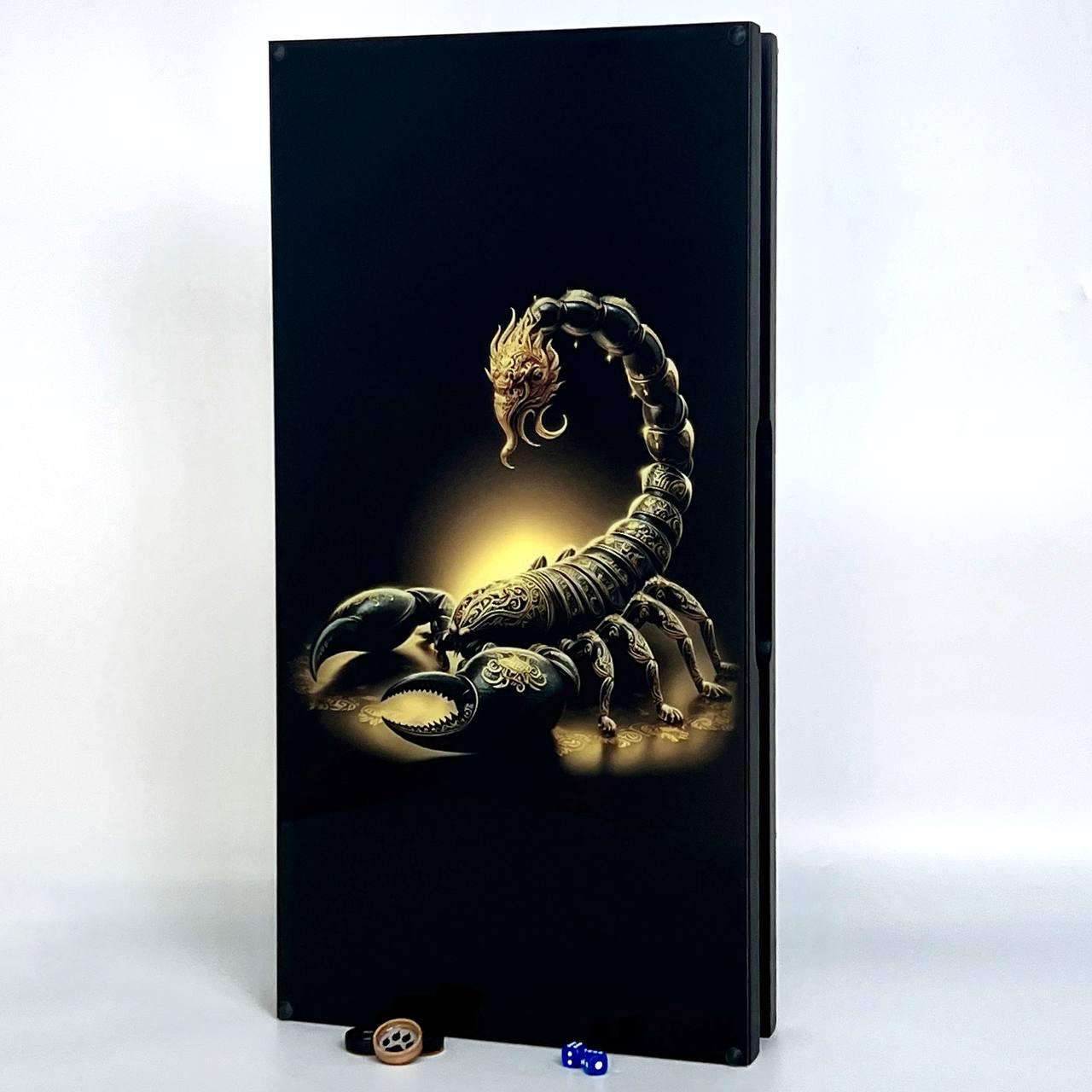 Нарды премиумкласса из стекла и ясеня Эксклюзивный дизайн (270039)