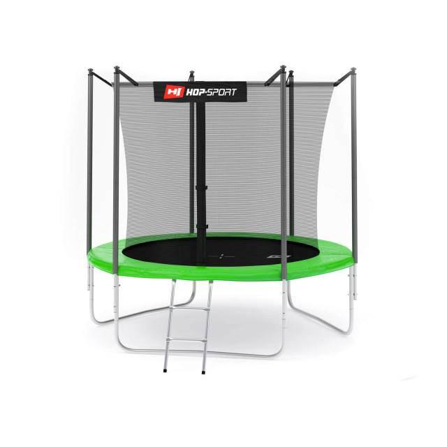 Батут Hop-Sport 8ft 244 см green з внутрішньою сіткою