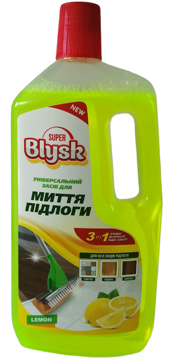 Средство моющее для пола универсальное Super Blysk Лимон 1 л (11541)