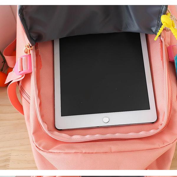 Шкільний рюкзак для дівчинки GUIYU 5в1 5-11 клас Рожевий (27668075) - фото 2