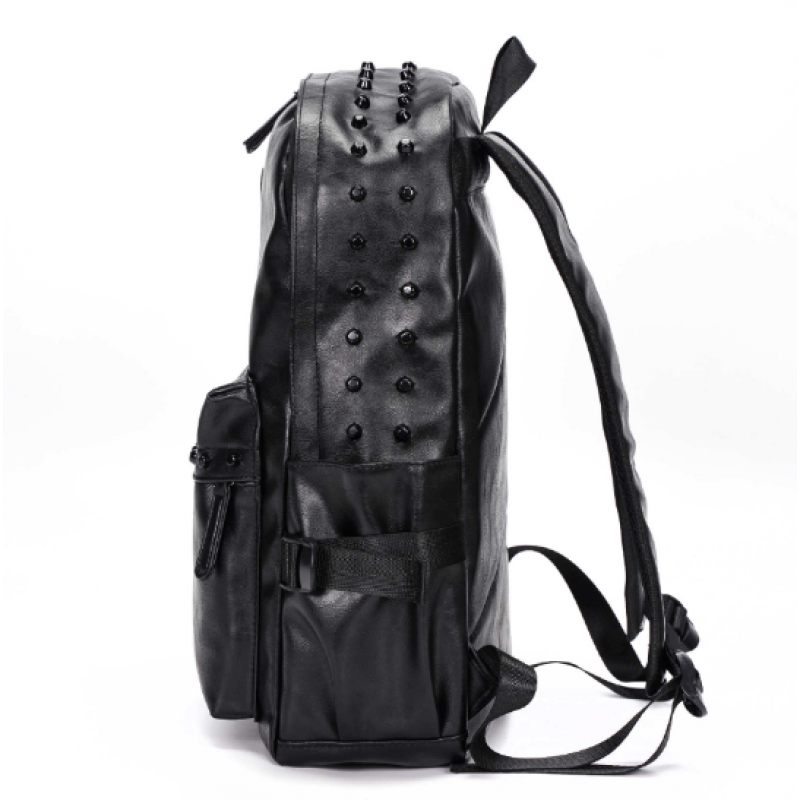 Рюкзак чоловічий міської кожзам 41х33х13 см Чорний (866) - фото 7 Рюкзак чоловічий міської кожзам 41х33х13 см Чорний (866) - фото 7