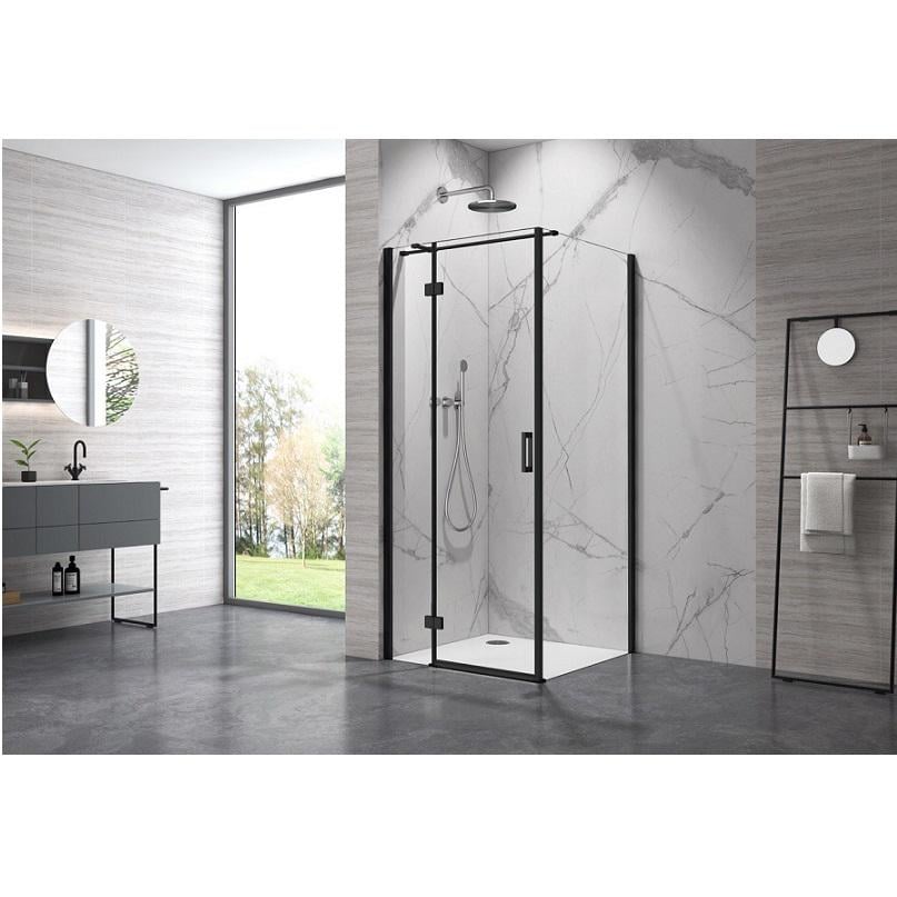 Душевая кабина Armaform WERRA BLACK квадратное стекло прозрачное 6 мм 90x90x195 см (111-40495)