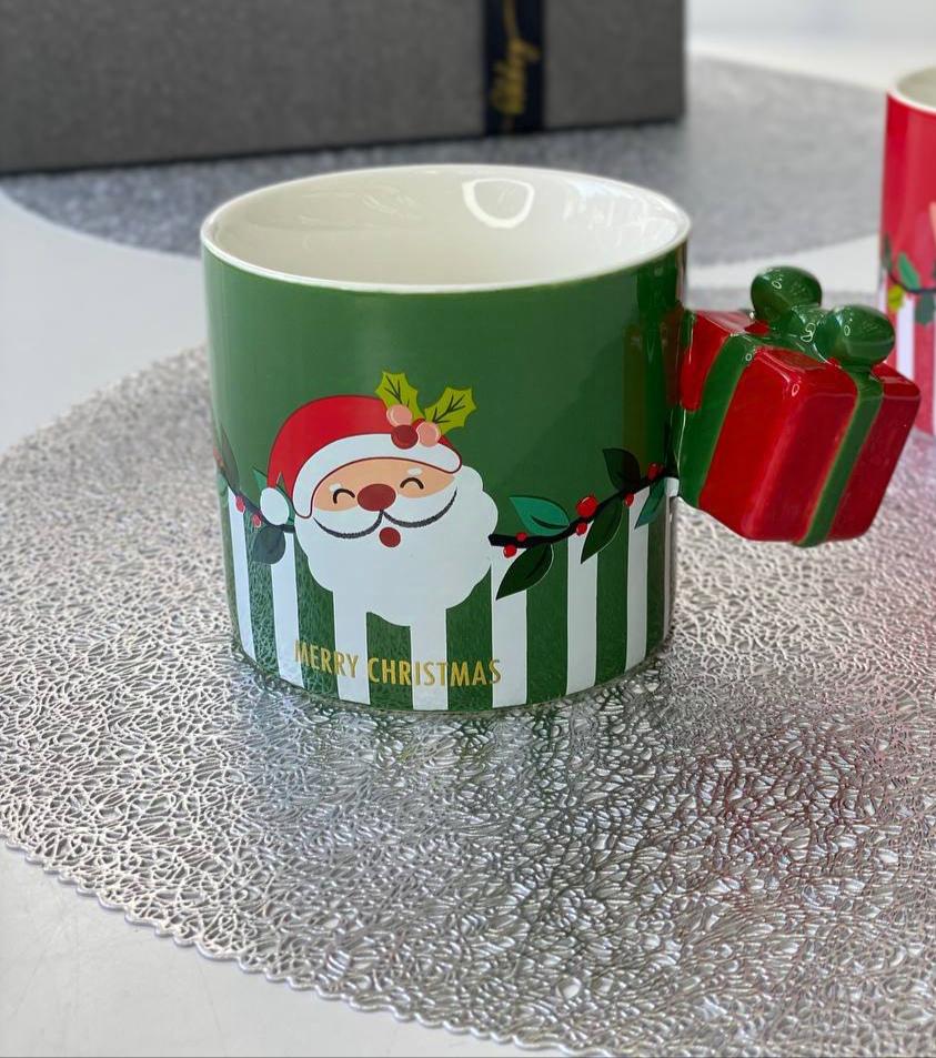 Чашка новорічна Olens Новорічний сюрприз кераміка 350 мл (8030-295) - фото 1