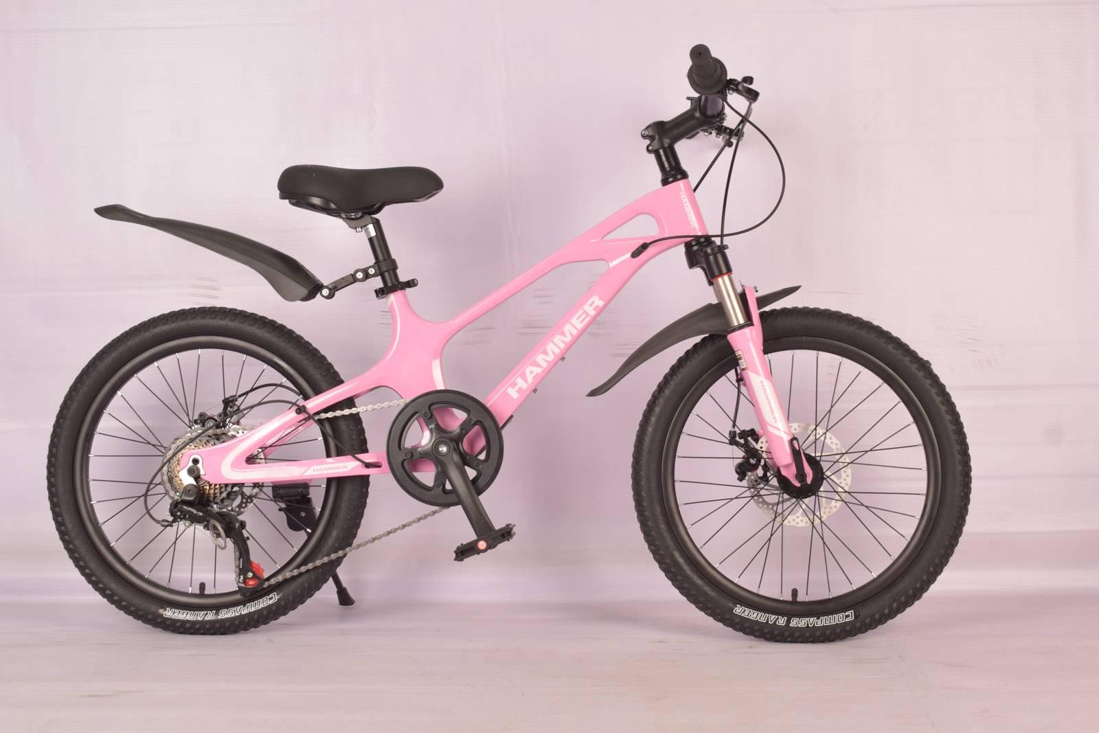 Велосипед детский магниевый Hammer 20'' M-1 -7SP Розовый Велосипед детский магниевый Hammer 20'' M-1 -7SP Розовый