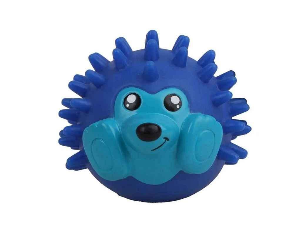 Игрушка Eastland для собак Ежик с пискавкой винил 8х7х7,5 см Голубой (993632)