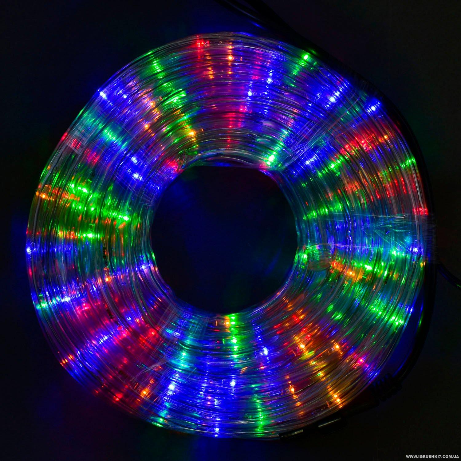 Гірлянда світлодіодна вулична C31319 10 м 230 лампочок RGB 220 В в коробці - фото 2 Гірлянда світлодіодна вулична C31319 10 м 230 лампочок RGB 220 В в коробці - фото 2