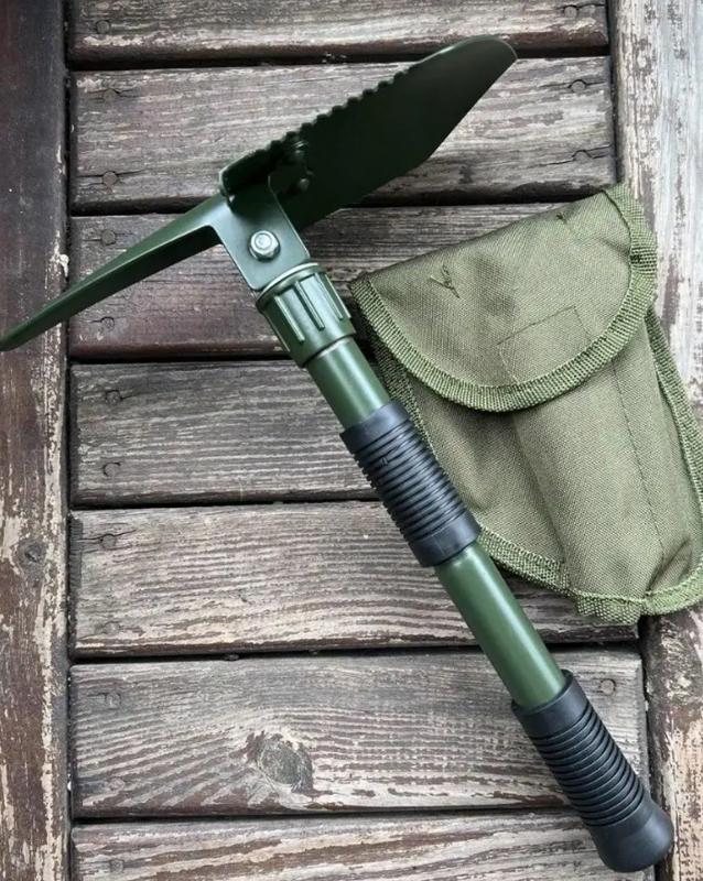 Лопата саперна туристична Mil-Tec Type Mini II складна металева з багнетом і чохлом 3в1 Зелений - фото 5 Лопата саперна туристична Mil-Tec Type Mini II складна металева з багнетом і чохлом 3в1 Зелений - фото 5